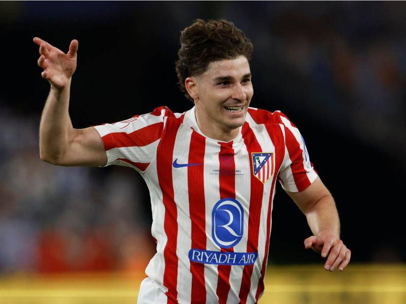 Julián Álvarez apareció al rescate del Atleti.