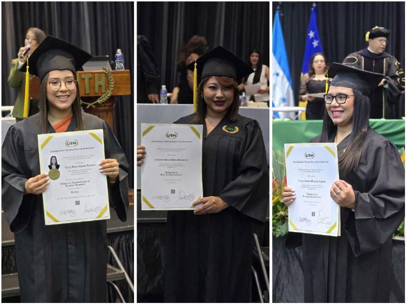 La Universidad Tecnológica de Honduras celebró su XXXIV Graduación, con 210 nuevos profesionales