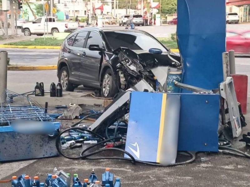 Así quedó la escena tras el accidente.