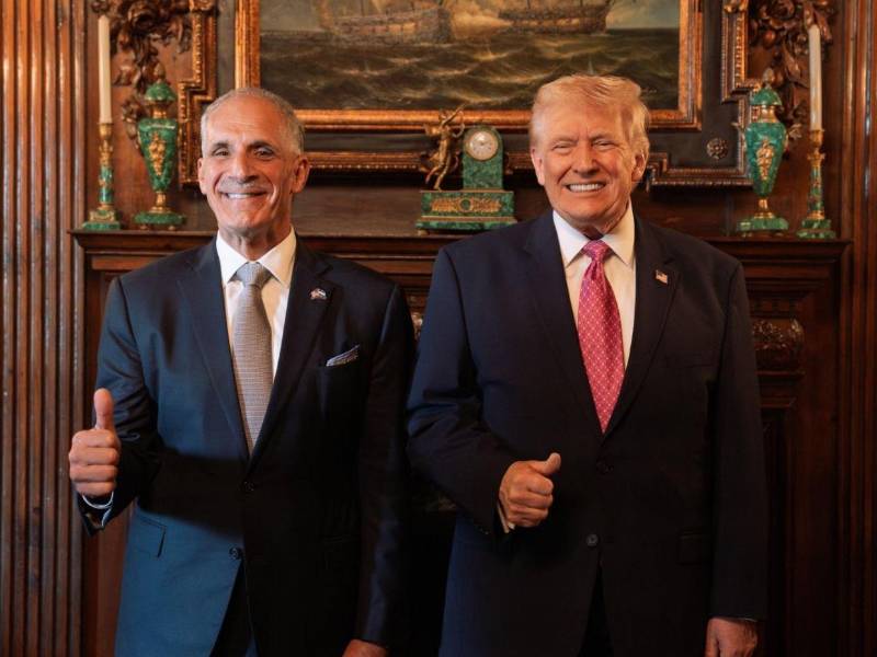 Nasry Asfura y Donald Trump durante su reunión, donde abordaron temas de comercio y seguridad.