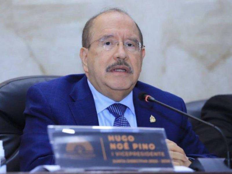 Hugo Noé Pino, diputado del partido Libertad y Refundación (Libre) y vicepresidente del Congreso Nacional.