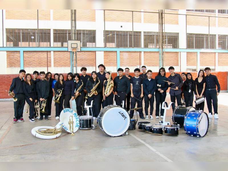 Banda del Jesús Aguilar Paz prepara mambo, punta y folclor para los desfiles patrios.