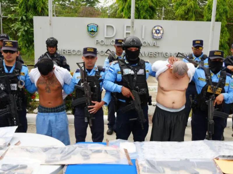 DAET captura a dos presuntos miembros de la Pandilla 18 en operativos en el Valle de Sula