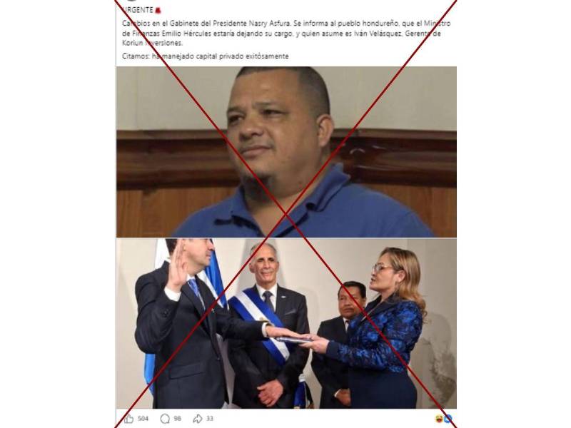 Captura de pantalla a una publicación de Facebook hecha el 13 de abril de 2026.