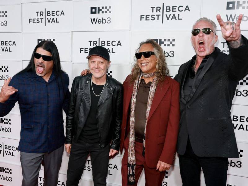 Metallica presentó este miércoles su nuevo documental Metallica Saved My Life en el Festival de cine de Tribeca, Nueva York.