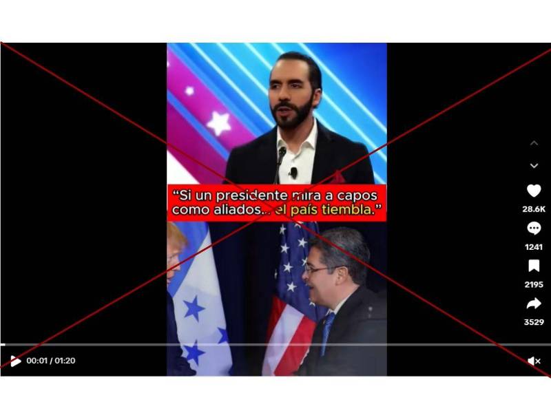 Captura de pantalla a una publicación de TikTok hecha el 4 de diciembre de 2025.