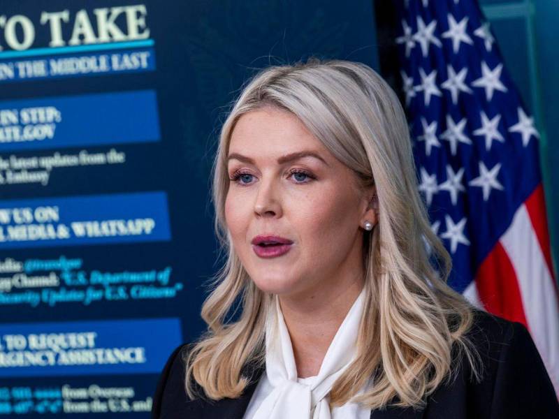 La portavoz de la Casa Blanca, Karoline Leavitt, afirmó que Trump ordenó la producción de forma rápida y agresiva de armas.