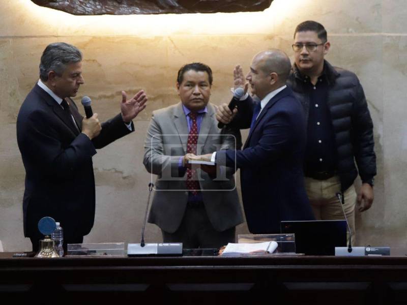 Godofredo Fajardo fue juramentado como vicepresidente de la junta directiva provisional.