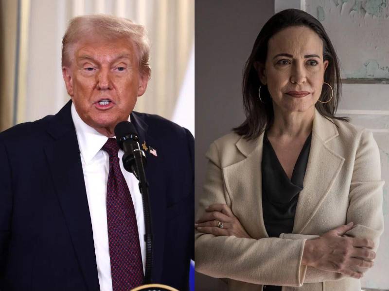 En una entrevista que Trump otorgó horas antes de la rueda de prensa a la cadena FoxNews ya indicó que tendría que analizar la posible presidencia de Machado.