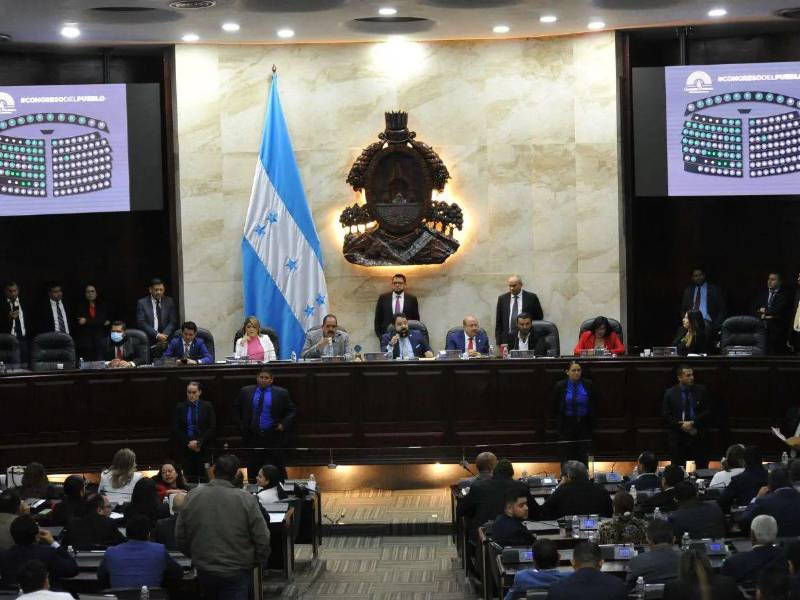 Foto de referencia de la Junta Directiva saliente del Congreso Nacional.