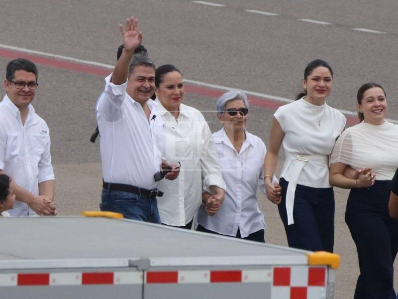 Hernández regresó el domingo 26 de julio tras ser indultado por Donald Trump.