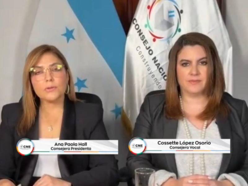 Así como el 24 de diciembre, solo Ana Paola Hall y Cossette López dieron la declaratoria de las elecciones generales del 30 de noviembre.