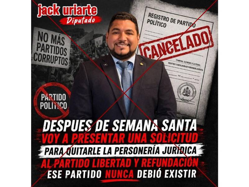 Captura de pantalla a una publicación de Facebook hecha el 5 de abril de 2026.