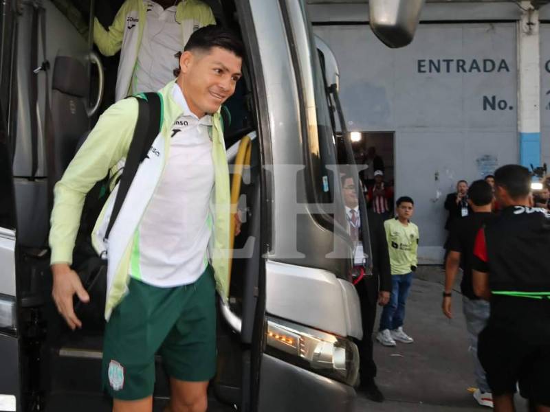Los jugadores del Marathón se mostraron tranquilos previo al partido de gran final.
