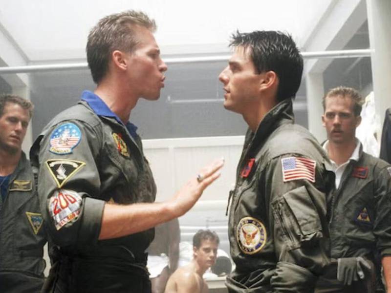 Décadas después, volvieron a compartir pantalla en la secuela de 2022, Top Gun: Maverick.
