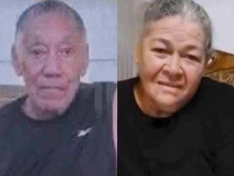 Imagen en vida de don Saturnino y doña Cristina.