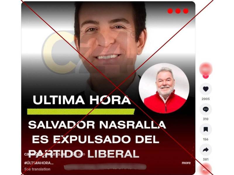 Captura de pantalla a una publicación de TikTok hecha el 16 de enero de 2026.