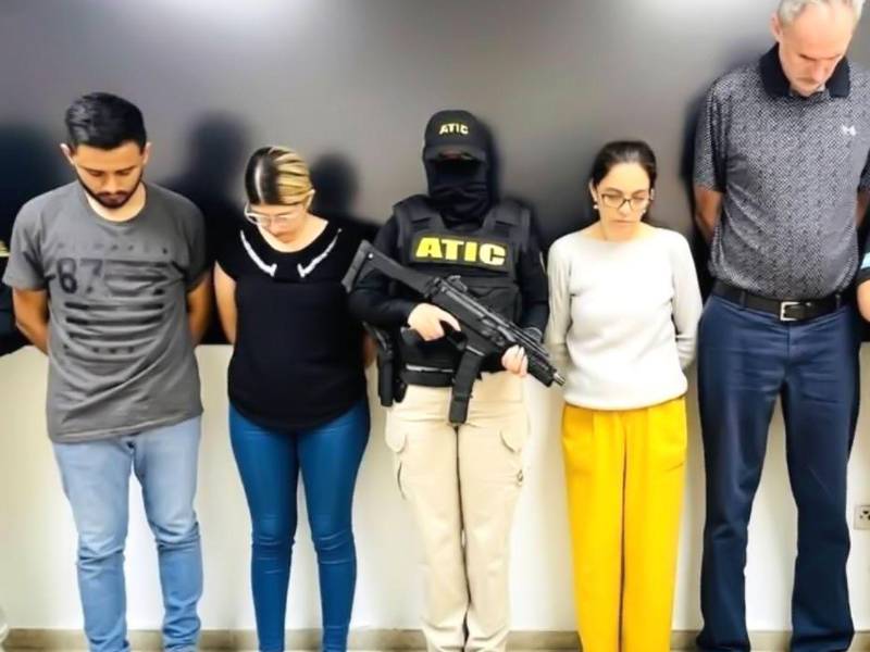 Los cuatro acusados fueron detenidos el lunes en la casa El Refugio en Choloma. Ayer fueron enviados al centro penal de El Progreso, Yoro.