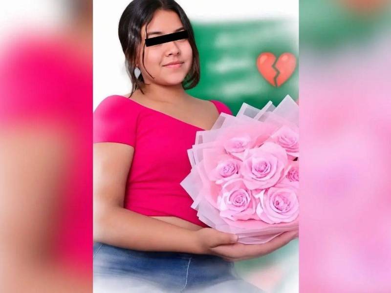 Rostro de Allison Adriana Sánchez, de 16 años, asesinada de un disparo en la cabeza por su hermano.
