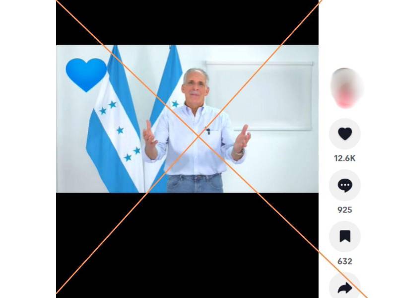 Captura de pantalla a una publicación de TikTok hecha el 10 de diciembre del 2025.