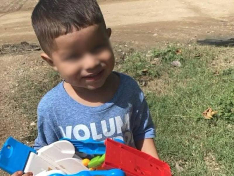 Foto en vida del pequeño Lucas Yubini Santos Díaz.