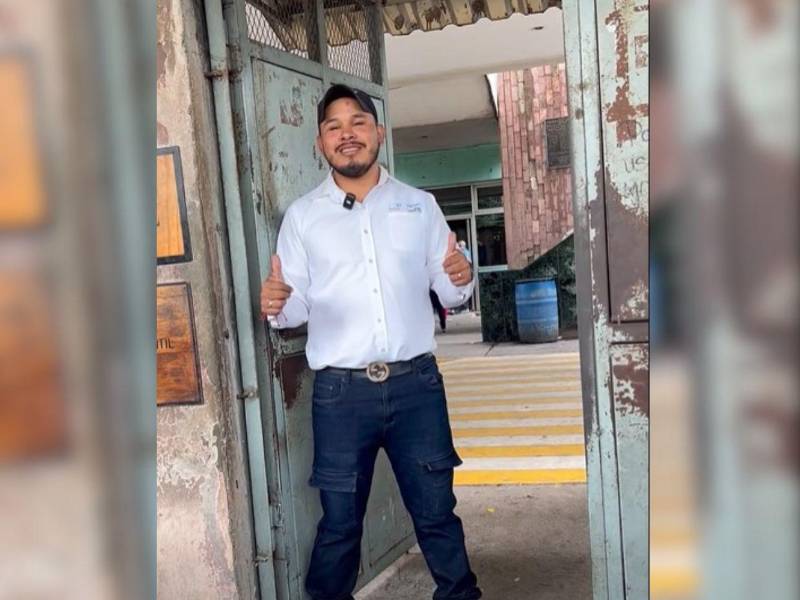 Marlon regresó al portón donde ocurrieron los hechos el pasado jueves 28 de mayo.
