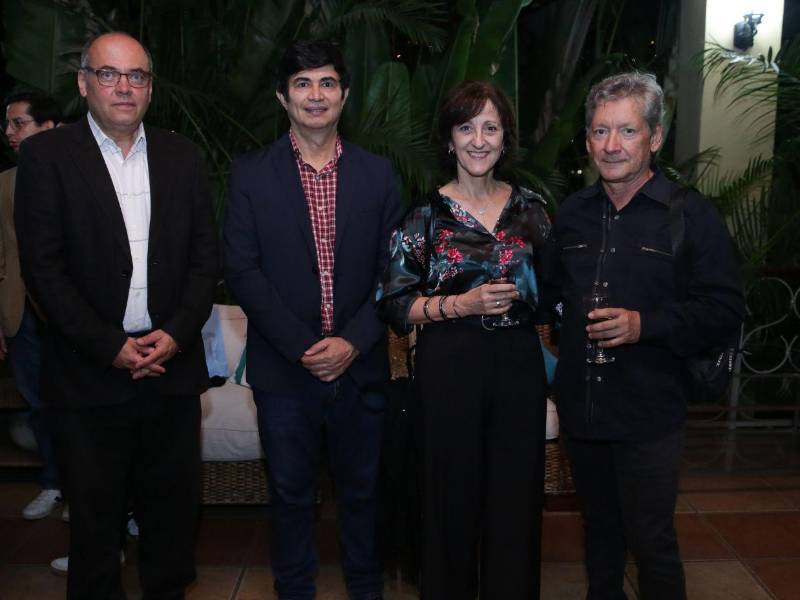 Mario Mejía, José Antonio Funes, María Luisa Sánchez Blanco y Mario Jaén.