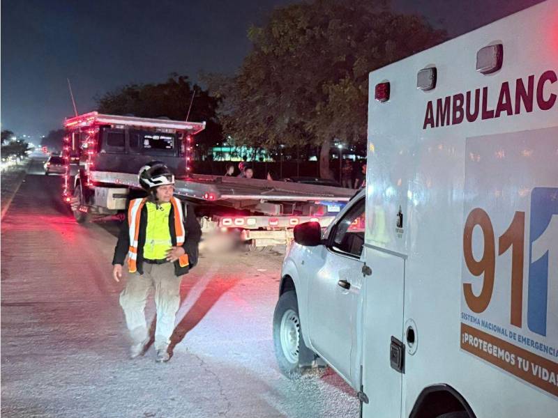 Escena donde quedó el cuerpo sin vida de Ronal Castillo.