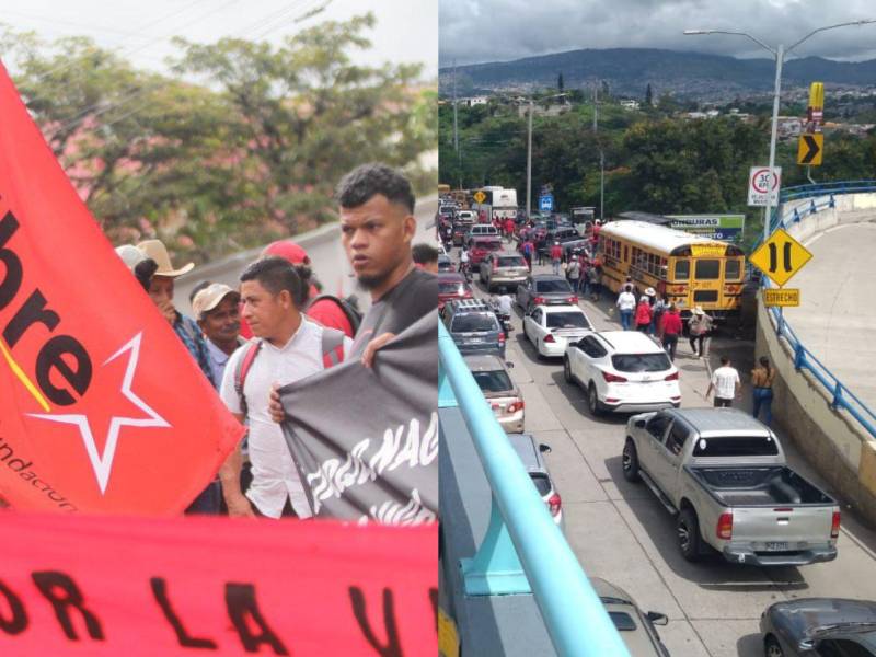 Mientras los colectivos del Partido Libertad y Refundación (Libre) conmemoran el golpe de Estado del 28 de junio de 2009, hondureños que no participan en el evento político sufren las consecuencias de un fuerte congestionamiento vehicular provocado por el cierre de más de 20 calles en Tegucigalpa.