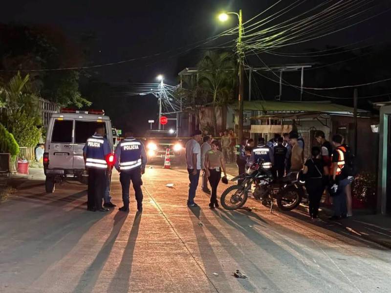 Escena donde ocurrió el accidente del joven militar de 22 años.