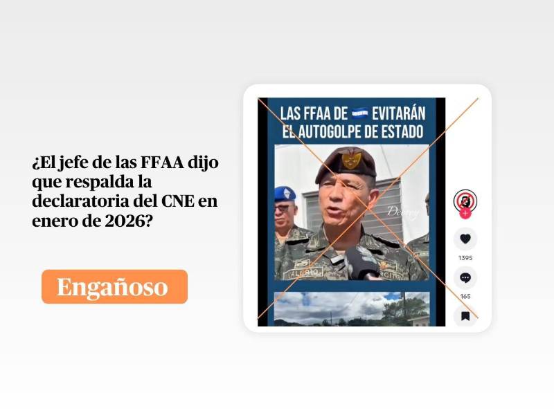 Captura de pantalla a una publicación de TikTok hecha el 11 de enero de 2026, adaptada a esta cartela.