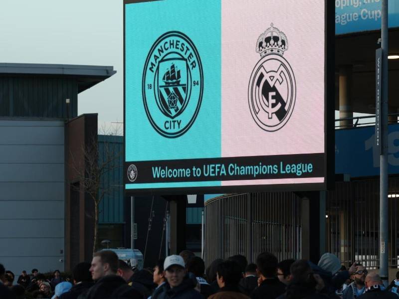 Manchester City vs Real Madrid por partido de vuelta de los octavos de final de Champions.