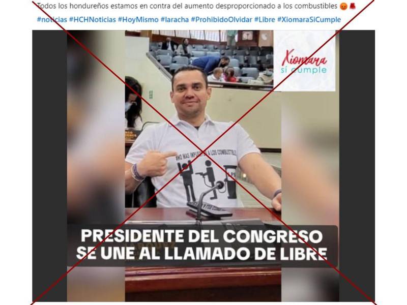 Captura de pantalla a una publicación de Facebook hecha el 18 de marzo de 2026.