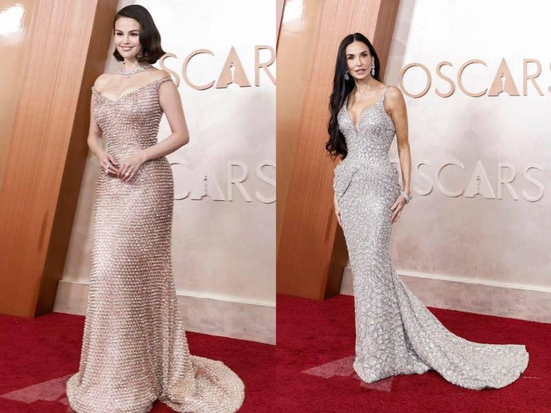 Ambas resplandecieron en la alfombra roja.