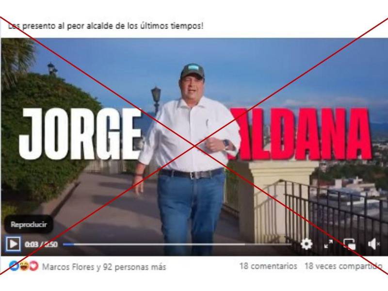 Captura de pantalla a una publicación de Facbeook hecha el 20 de octubre de 2025.