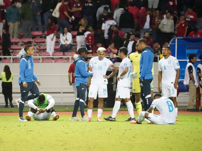Honduras debía ganar en la última fecha en Costa Rica y solo logró el empate.