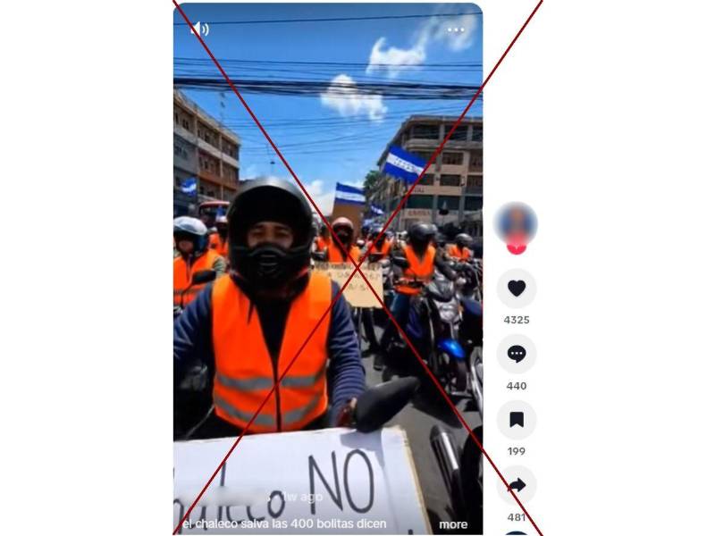 Captura de pantalla a una publicación de TikTok hecha el 22 de enero de 2026.