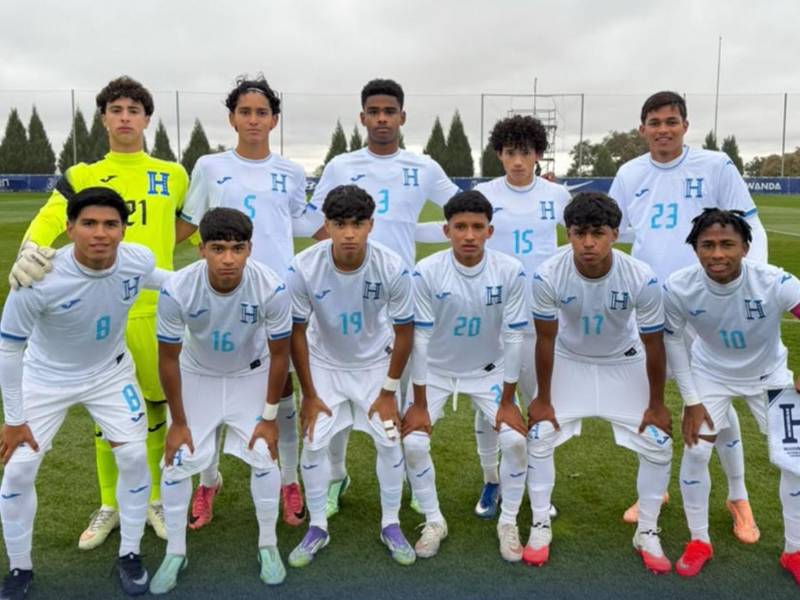 Selección Sub-17 de Honduras antes había jugado ante Real Madrid.
