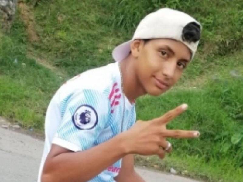 Eduardo Eliberto, de 18 años hallado muerto en la colonia Los Pinos de Tegucigalpa.