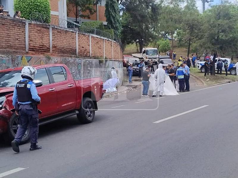 El percance vial generó un fuerte congestionamiento en la zona por varias horas el mediodía de este jueves.