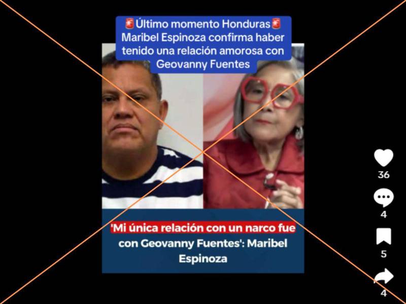 Captura de pantalla a una publicación de TikTok hecha el 6 de marzo de 2025.