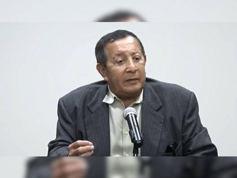 José Antonio Barahona, padre de la magistrada fallecida Miriam Barahona, brindó un testimonio.