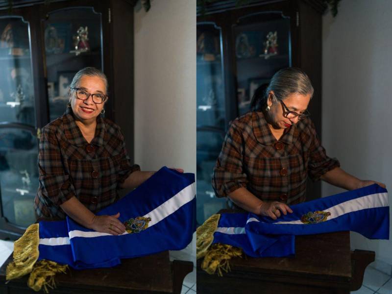 María de los Ángeles Moncada mantiene viva una tradición familiar que ha vestido a la figura presidencial de Honduras durante más de tres décadas. Aquí las imágenes de esta icónica pieza.