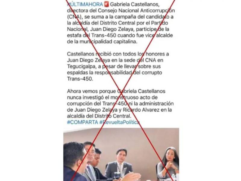 Captura de pantalla a una publicación de Facebook hecha el 4 de julio de 2025.