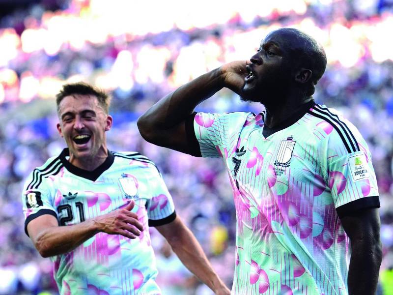 Bélgica - promedio de ranking de los rivales: 28Egipto 29Irán 20Nueva Zelanda 85Senegal 15Estados Unidos 17España 2