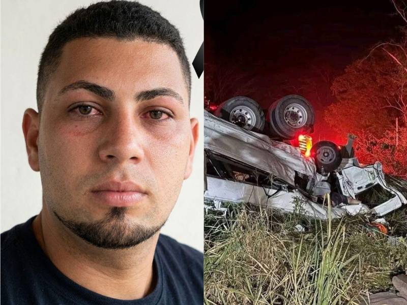 Tragedia en Santa Bárbara tras un fatal accidente entre una rastra y un bus, ocurrido en la carretera CA-4, a la altura del municipio de Quimistán.