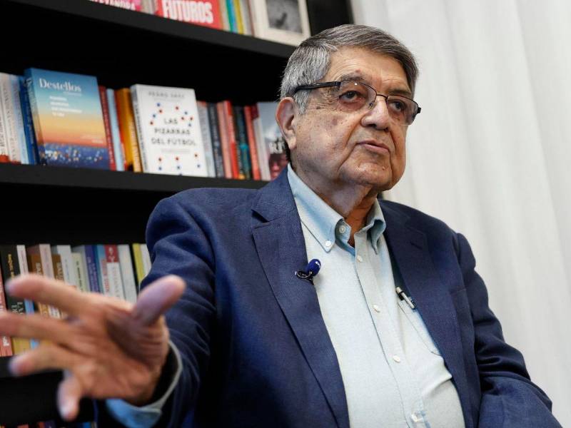 Sergio Ramírez, en una entrevista con EFE en Madrid al hilo de su nueva novela La madición de Ramfis, editada por Alfaguara.