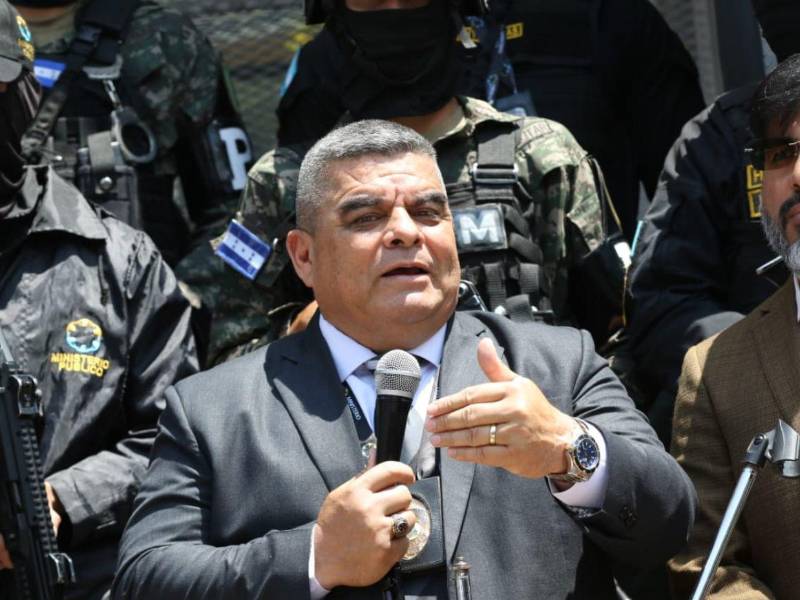 El director de la Dirección de Lucha Contra el Narcotráfico (DLCN), Ramiro Muñoz.