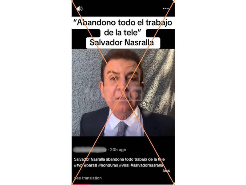 Captura de pantalla a una publicación de TikTok hecha el 26 de diciembre de 2025.