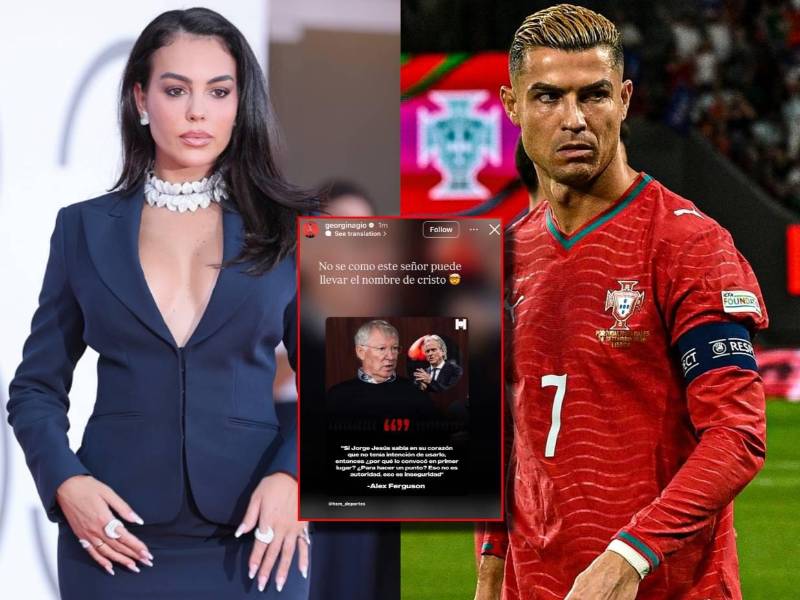 Georgina Rodríguez no pudo contenerse y salió a defender a su esposo, Cristiano Ronaldo, luego de polémica salida de Portugal y desata revuelo.
